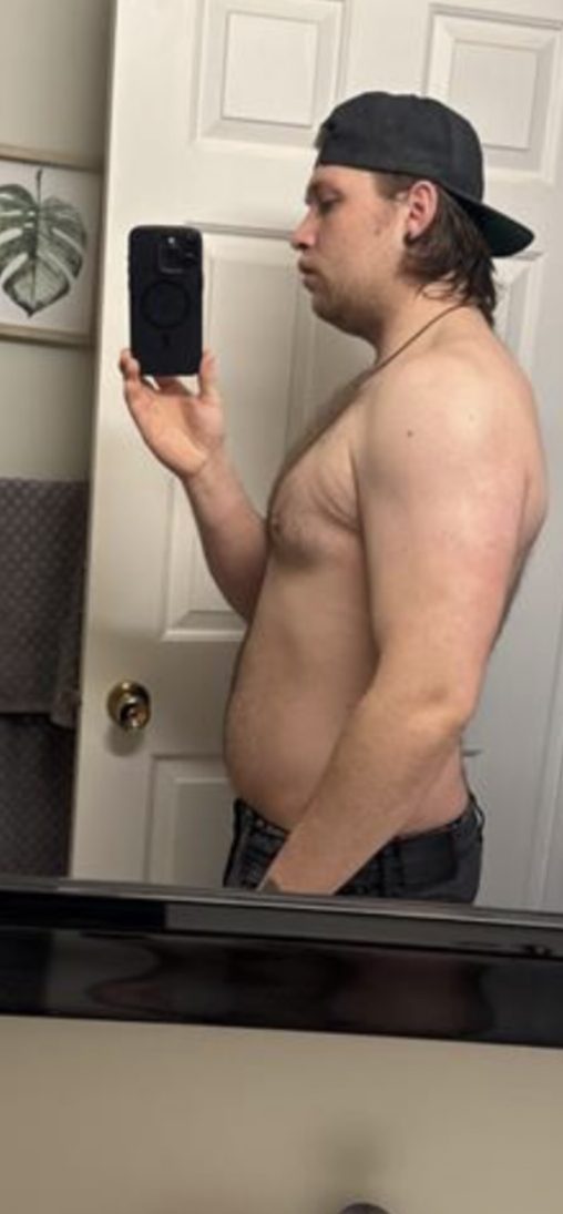 Bailey S. before starting coaching with HupsFit