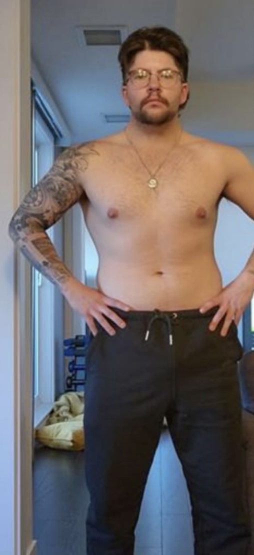 Clay D. before starting coaching with HupsFit