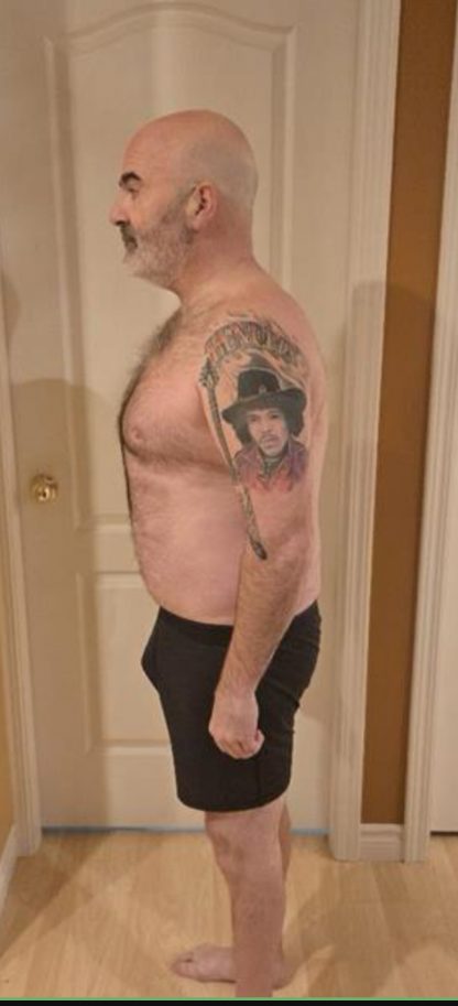 Dave B. after coaching with HupsFit