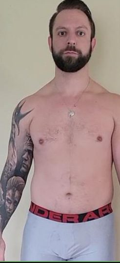 Josh D. before starting coaching with HupsFit