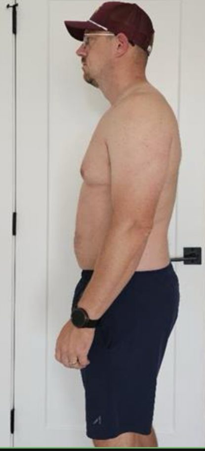 Ryan B. before starting coaching with HupsFit